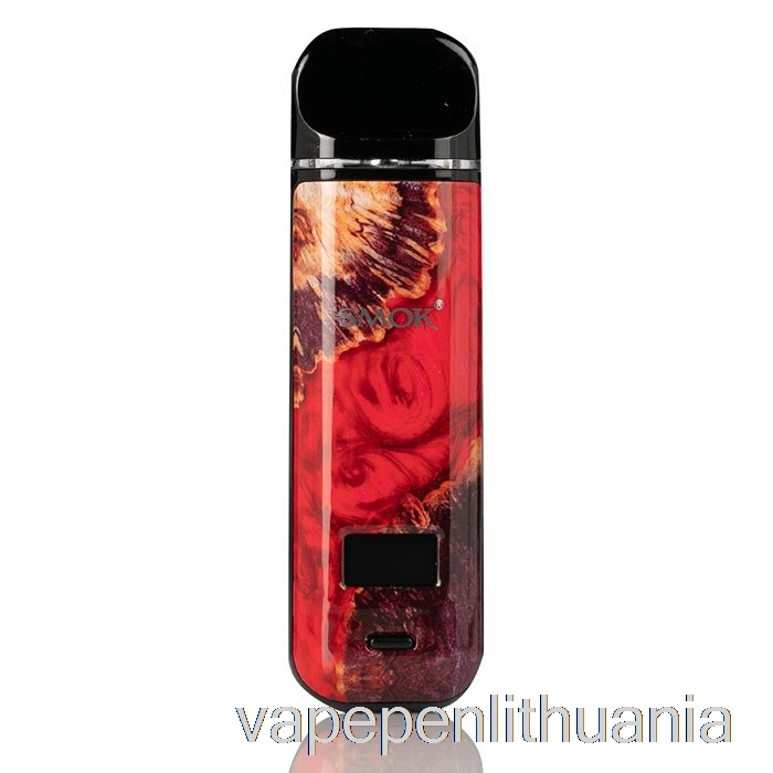 Smok Novo X 25w Pod System Red Stabilizuojantis Medienos Vape Skystis
